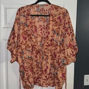 Haute Hippie Floral Kimono Cardigan